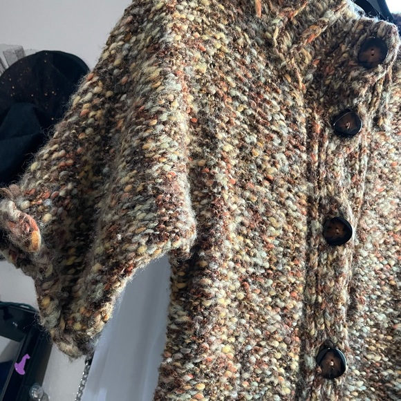 Tabitha anthro seasonal stroll wool blend cardigan coat - Picture 5 of 17